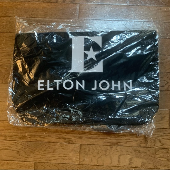 ELTON JOHN Farewell Yellow Brick Road Tour Reversible Tote Bag NEW!! - Picture 7 of 8